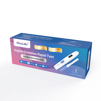 OEM HCG Pregnancy LH Home ชุดทดสอบการตกไข่แถบปัสสาวะ DC0891