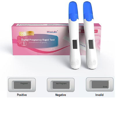 FDA 510k CE Digital Urine Pregnancy Test เครื่องทดสอบการตั้งครรภ์แบบดิจิตอล