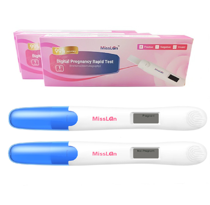 FDA 510K ANVISA Digital Pregnancy Rapid Test พร้อมแบตเตอรี่ในตัว