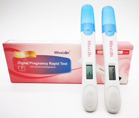 ชุดทดสอบการตั้งครรภ์แบบดิจิตอล ISO 13485 สำหรับการตรวจหา HCG ในปัสสาวะ