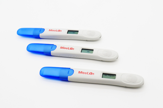 ชุดทดสอบการตั้งครรภ์แบบดิจิตอล 510K CE พร้อมแสดงผลสัญลักษณ์ปัสสาวะ