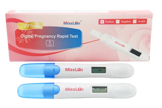 ชุดทดสอบการตั้งครรภ์แบบดิจิตอล 10 MIU/Ml แม่นยำ 99.9%