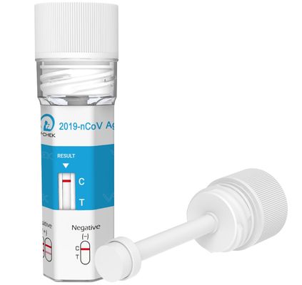 CE อนุมัติ 2019-nCoV Ag ถ้วยทดสอบน้ำลายอย่างรวดเร็วสำหรับศูนย์การแพทย์