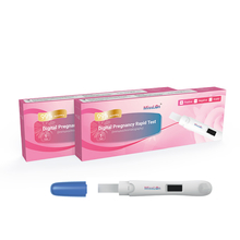 ชุดทดสอบ HCG แบบดิจิตอลความแม่นยำ 99.9% ODM กระเป๋าแยก + กล่องสี